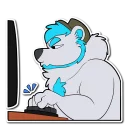 🖥 emoji Bastian Telegram sticker 10 of 16