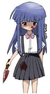 🔪 emoji Higurashi no Naku Koro ni @Sigilo_packs Telegram sticker 20 of 23
