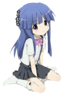 🙃 emoji Higurashi no Naku Koro ni @Sigilo_packs Telegram sticker 7 of 23