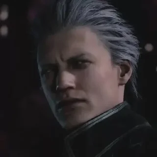 🤨 emoji Vergil the son of Sparda Telegram sticker 20 of 20