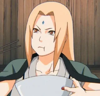 ☯ emoji ☯ Tsunade ☯ @PrincesaDeSolaria Telegram sticker 16 of 36
