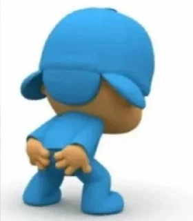 🙃 emoji Pocoyo Telegram sticker 13 of 20