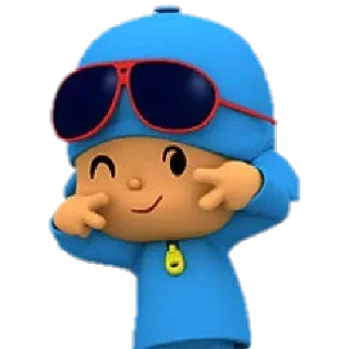 😎 emoji Pocoyo Telegram sticker 5 of 20