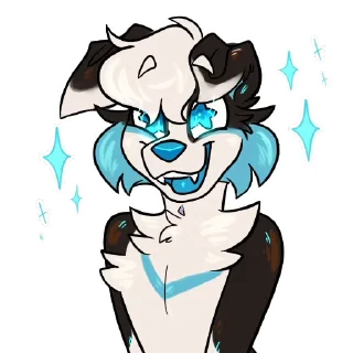 🤩 emoji Frizz Collie Animated Telegram sticker 8 of 19