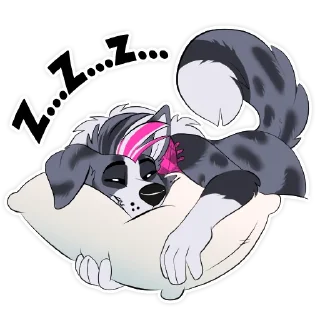 💤 emoji Rhux Collie Telegram sticker 5 of 54