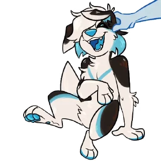 ☺️ emoji Frizz Collie Animated Telegram sticker 15 of 19