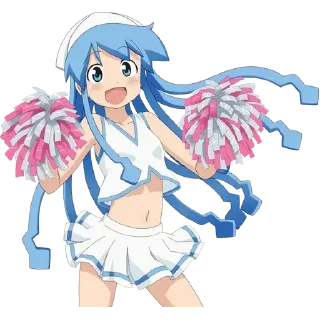 😊 emoji Shinryaku! Ika Musume イカ娘 Telegram sticker 15 of 90