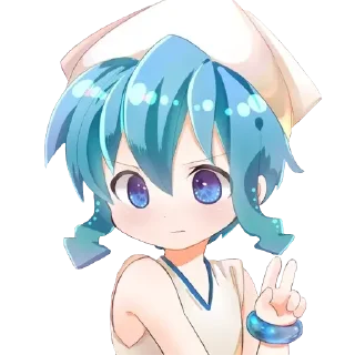 😊 emoji Shinryaku! Ika Musume イカ娘 Telegram sticker 12 of 90