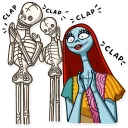 👏 emoji The Nightmare Before Christmas Telegram sticker 24 of 35