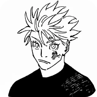 👍 emoji Gojo Satoru Telegram sticker 7 of 35