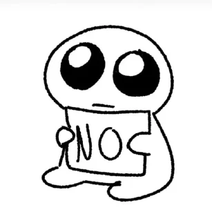 Sticker from autism creature tbh yippie