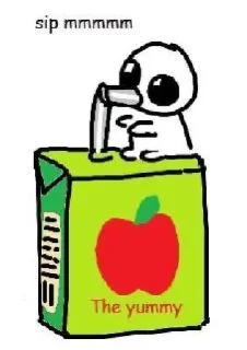 Sticker from autism creature tbh yippie