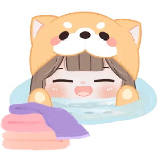 Sticker from chubby girl : Shiba @darkestlace