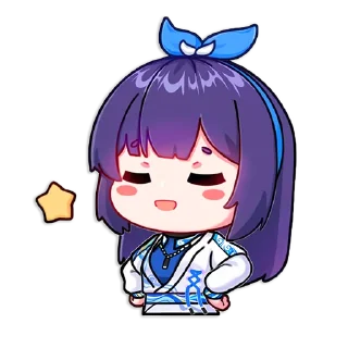 😊 emoji A-SOUL by @ 绯月见白 Telegram sticker 17 of 17