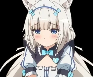😕 emoji Nekopara Telegram sticker 21 of 43