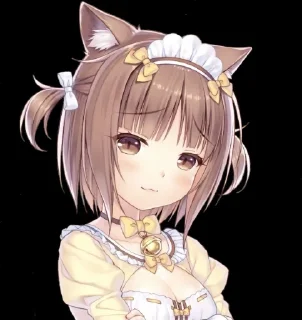 😏 emoji Nekopara Telegram sticker 15 of 43