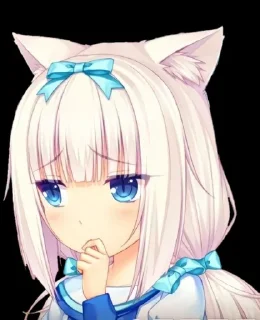 🤔 emoji Nekopara Telegram sticker 22 of 43