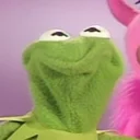 😐 emoji kermit Telegram sticker 4 of 43
