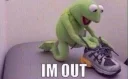 Sticker from kermit