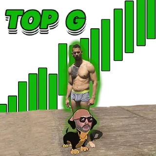 📈 emoji Andrew Tate Inu Telegram sticker 12 of 13