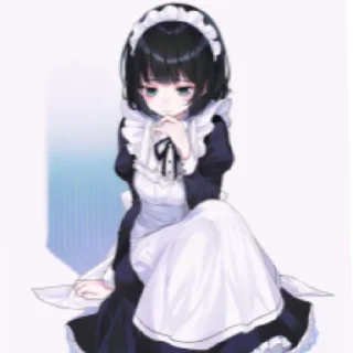 💫 emoji Anime girl cute Aljdia Uzumaki💞💘 Telegram sticker 23 of 40