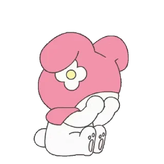 Sticker from lalala my melody (美樂蒂) @kal_pc