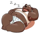 💤 emoji Bear Dad Telegram sticker 18 of 51
