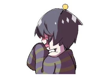 🖤 emoji Laughing Stamp • @xxyuji Telegram sticker 22 of 24