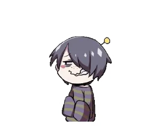 🖤 emoji Laughing Stamp • @xxyuji Telegram sticker 21 of 24