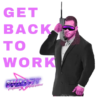 Sticker from $MULLET MONEY MISSION
