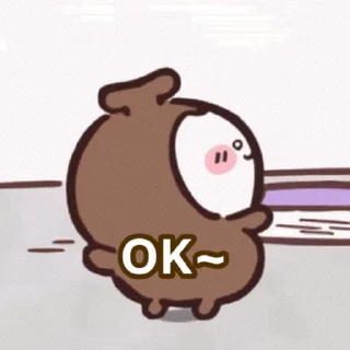 😊 emoji Chiikawa Gif 1 (日常） Telegram sticker 7 of 20