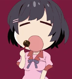 😋 emoji Hanekawa Tsubasa 2.0 | @KonoVitoDa Telegram sticker 10 of 120
