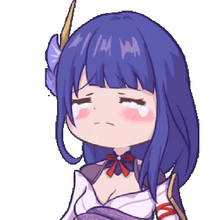 😭 emoji 🌸Saori Stickers🌸 Telegram sticker 5 of 9