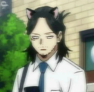 😬 emoji Shota Aizawa Telegram sticker 12 of 31