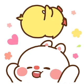 😊 emoji TonTon Friends Animated Telegram sticker 9 of 24