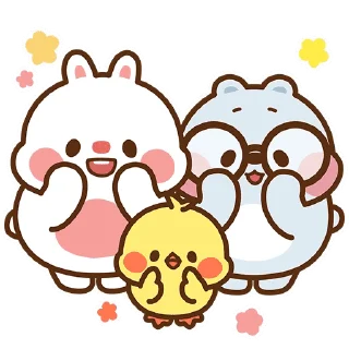 😊 emoji TonTon Friends Animated Telegram sticker 12 of 24
