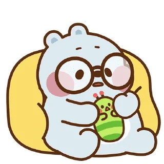 😊 emoji TonTon Friends Animated Telegram sticker 13 of 24