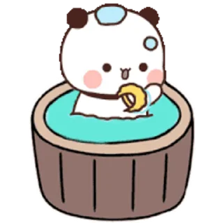 🛁 emoji Bubu and Dudu Telegram sticker 19 of 60