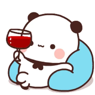🍷 emoji Bubu and Dudu Telegram sticker 24 of 60