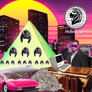 💸 emoji $MULLET MONEY MISSION Telegram sticker 8 of 26