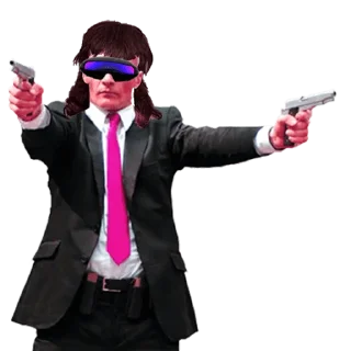 😆️ emoji $MULLET MONEY MISSION Telegram sticker 3 of 26