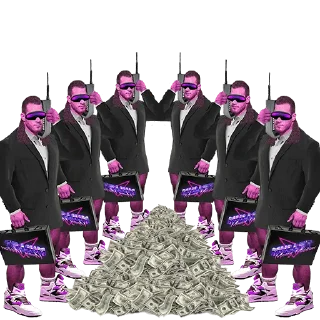 💴 emoji $MULLET MONEY MISSION Telegram sticker 12 of 26