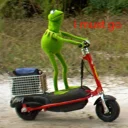 Sticker from kermit
