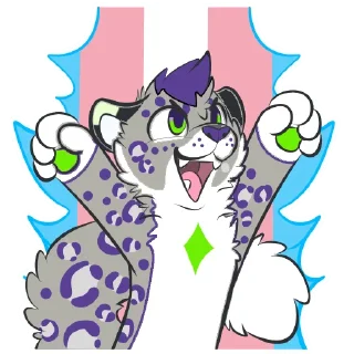 🏳️‍⚧️ emoji Lea&Star Telegram sticker 1 of 31