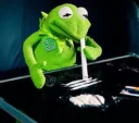 Sticker from kermit
