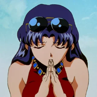🙇‍♀️ emoji Misato Chads Telegram sticker 17 of 25