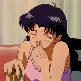 🤭 emoji Misato Chads Telegram sticker 23 of 25