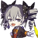 👆 emoji Bronya Zaychik GGZ react Telegram sticker 2 of 12