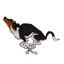 🐶 emoji Simple Dog and Helper Dog Telegram sticker 5 of 59
