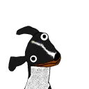 🐶 emoji Simple Dog and Helper Dog Telegram sticker 8 of 59